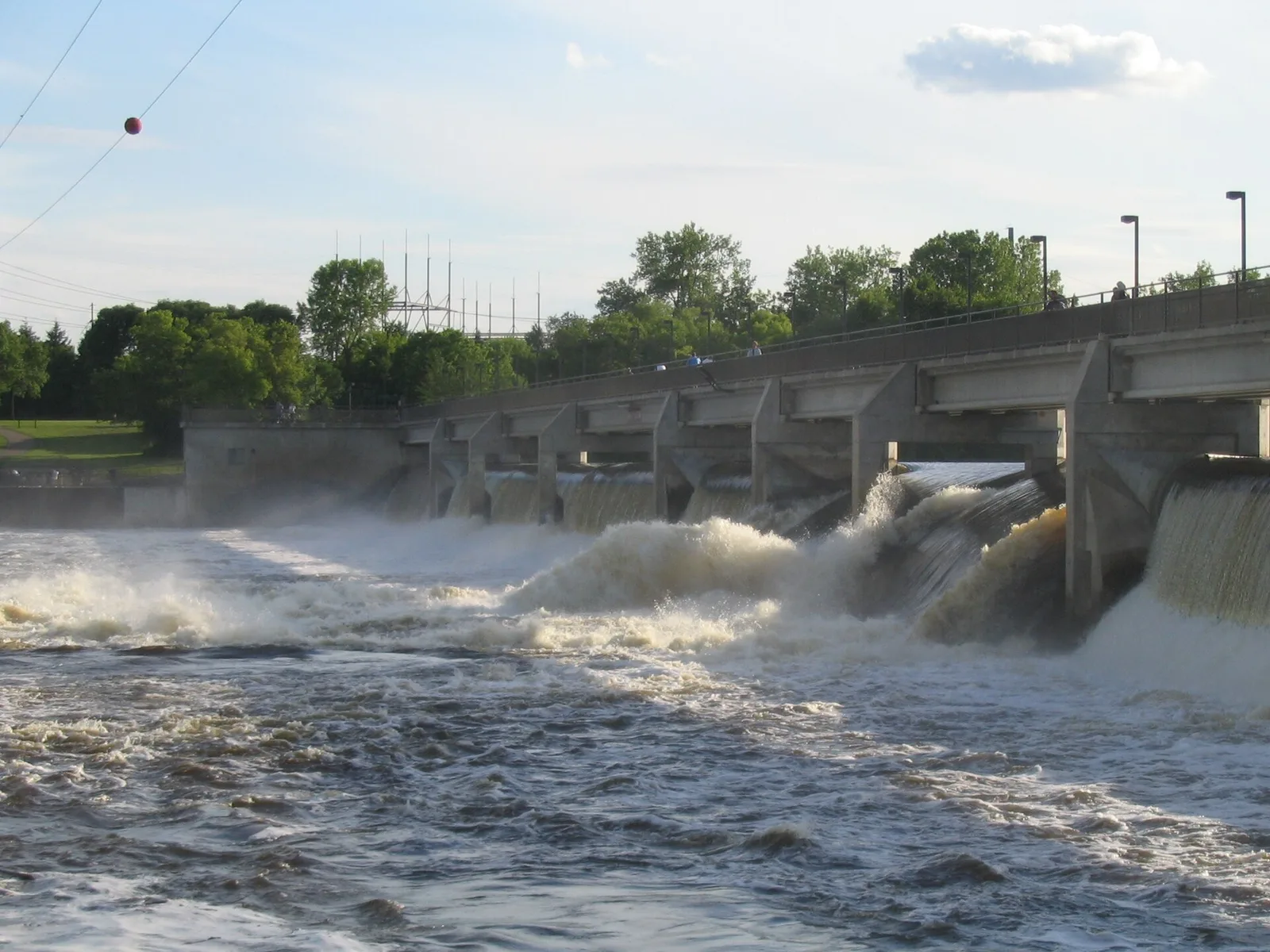 Vista de Coon Rapids, Minnesota: Coon Rapids River Dam - Coon Rapids, Minnesota