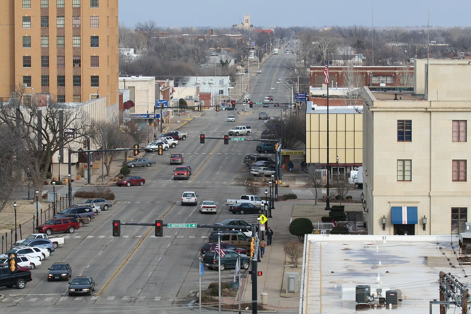 Enid, Oklahoma: East on Broadway