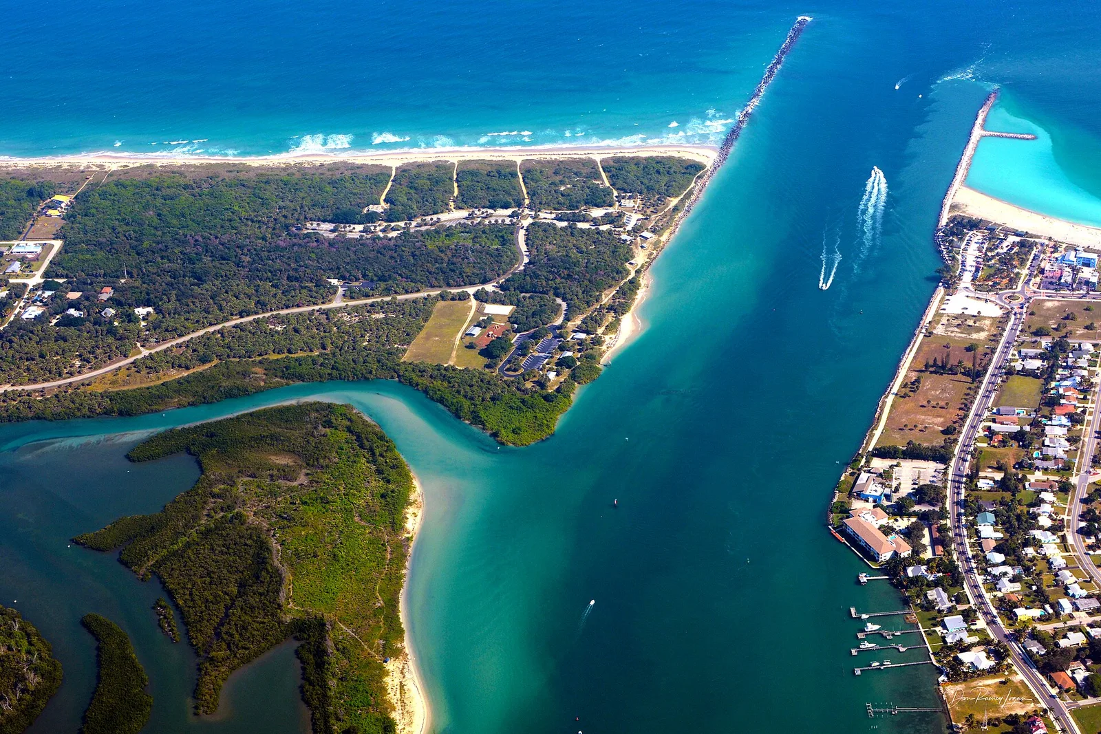 Vista de Fort Pierce, Florida: Fort Pierce Inlet Fort Pierce Florida photo Don Ramey Logan