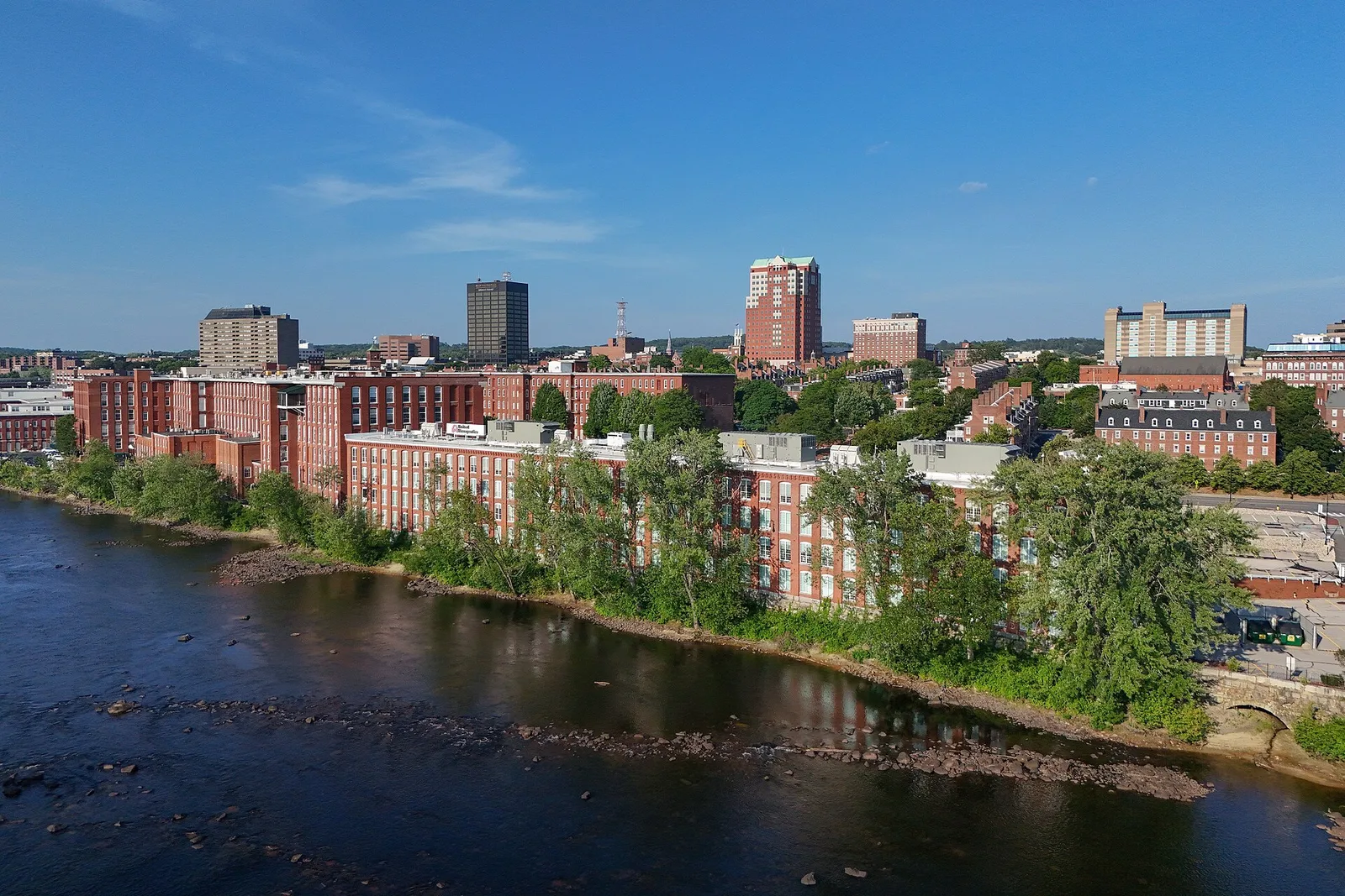 Manchester, New Hampshire: Skyline of Manchester, New Hampshire, USA