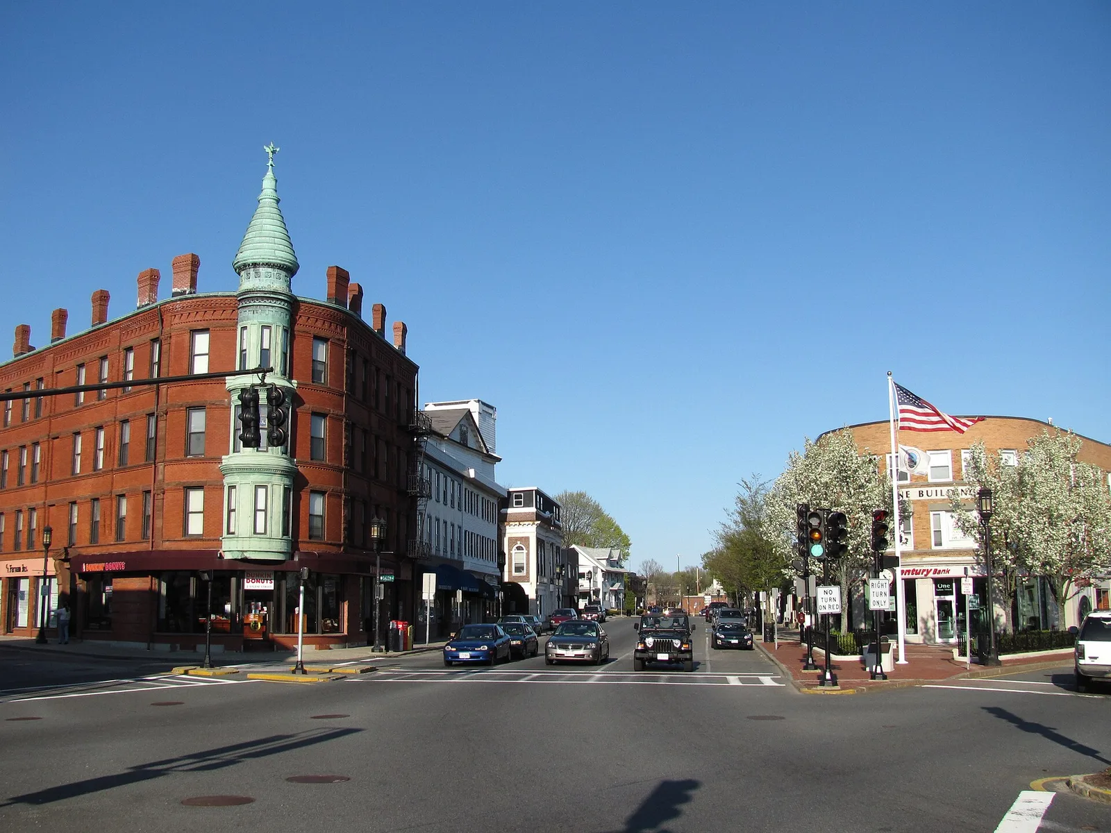 Medford, Massachusetts 当地景观:Medford Square, Medford MA
