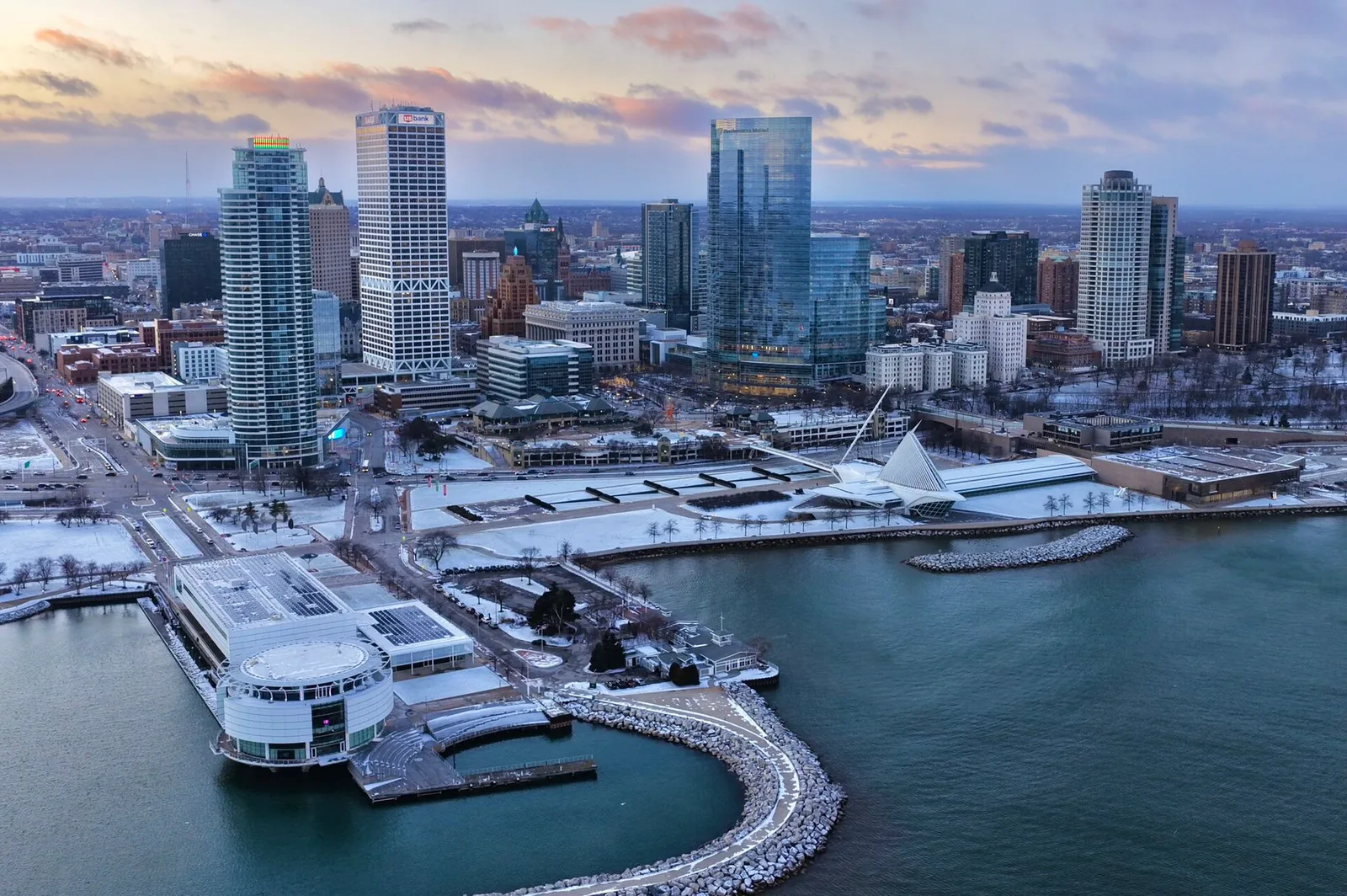 Milwaukee, Wisconsin: Milwaukee Skyline w New NW Mutual Building 2025 by Isaac Rowlett