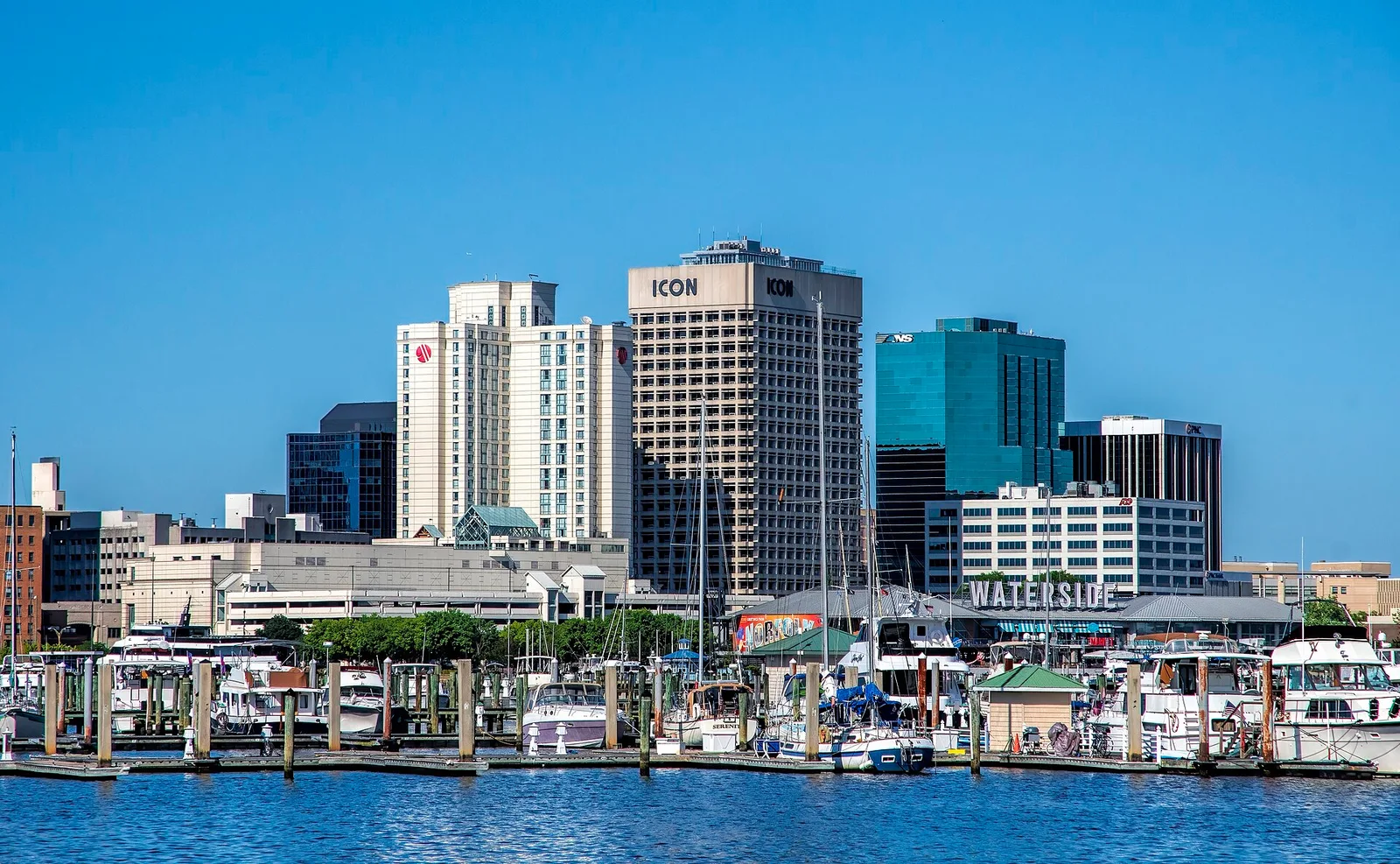 Norfolk, Virginia: Downtown Norfolk during the day