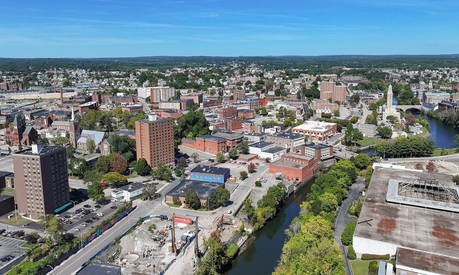 Vista de Pawtucket, Rhode Island: Pawtucket, RI