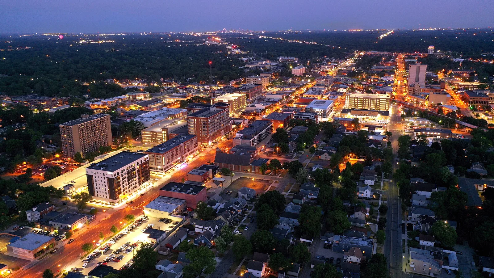 Vista de Royal Oak, Michigan: Downtown Royal Oak (2020)