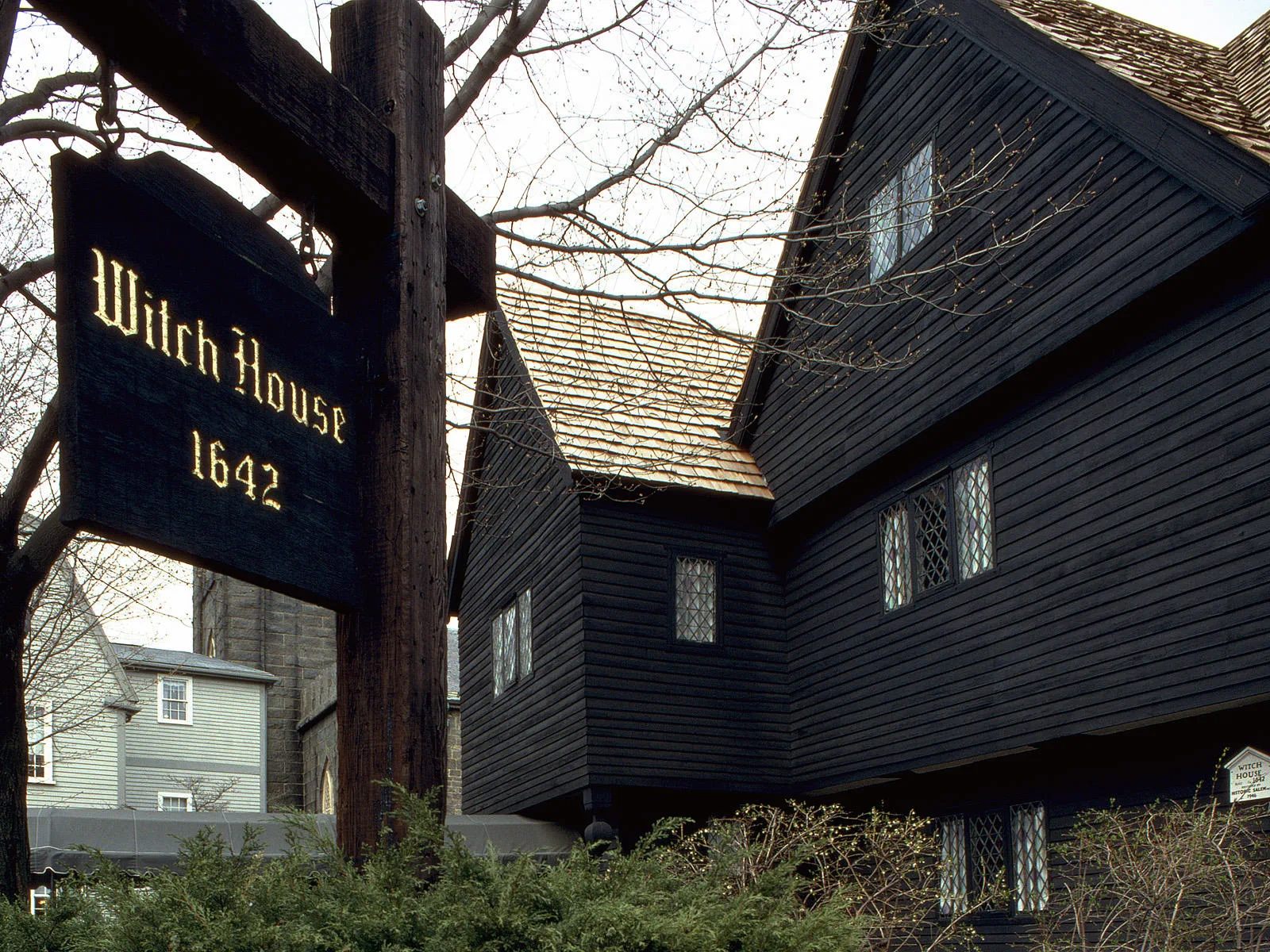 Salem, Massachusetts 当地景观:Salem Witch House II
