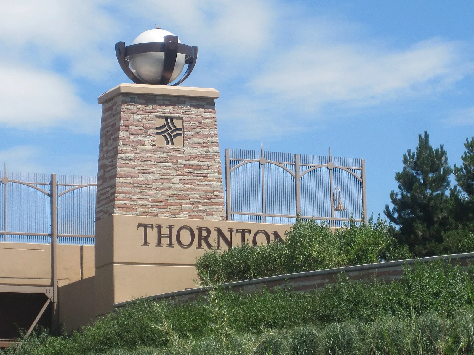 Thornton, Colorado: Thornton, CO, welcome sign IMG 5209