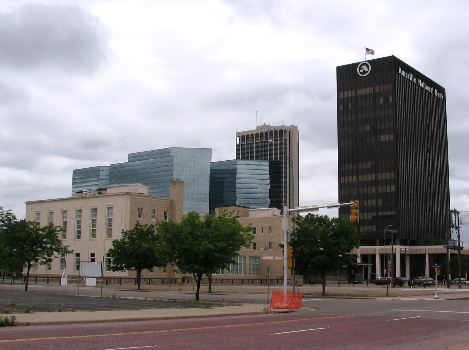 Amarillo, Texas 当地景观:Amarillo Texas Downtown