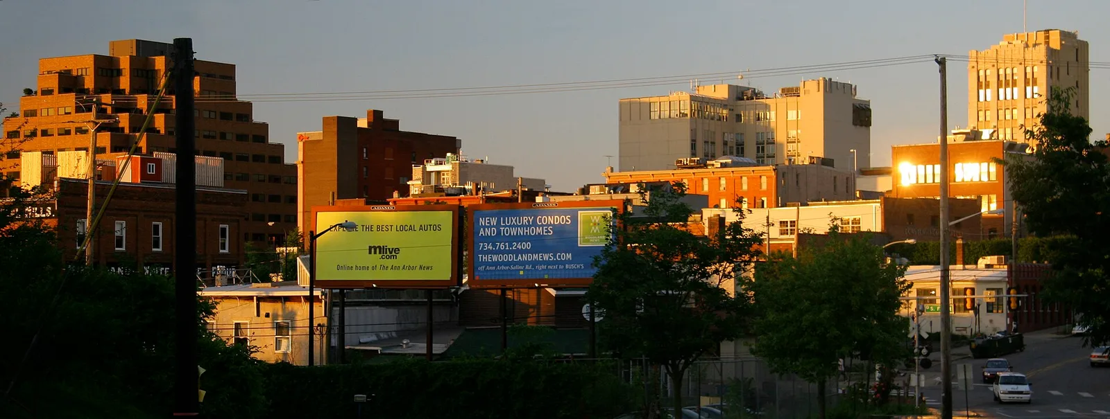 Vista de Ann Arbor, Michigan: Annarborskyline