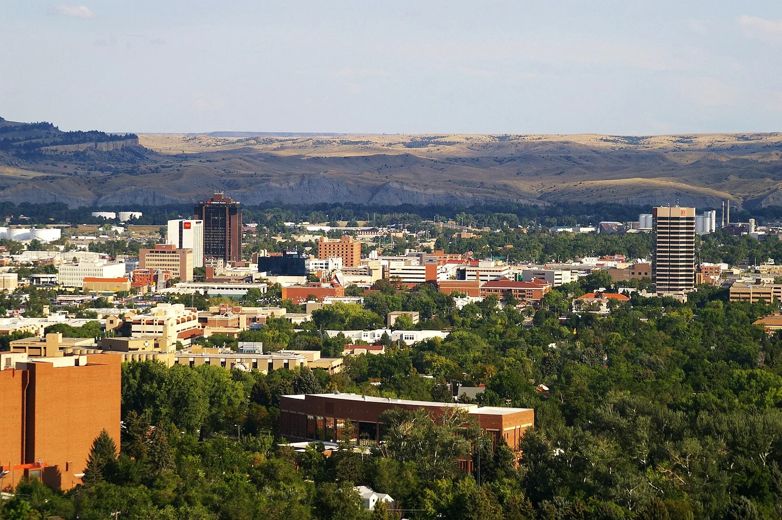 Vista de Billings, Montana: Billings MT Downtown
