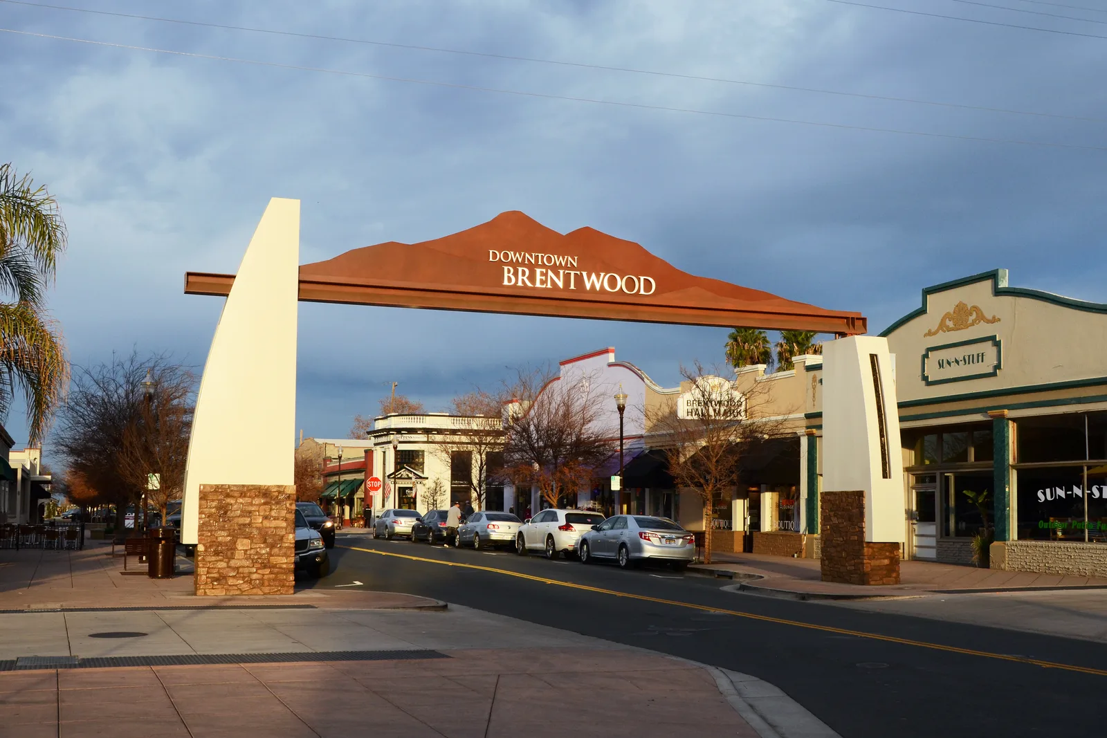 Vista de Brentwood, California: Downtown Brentwood California