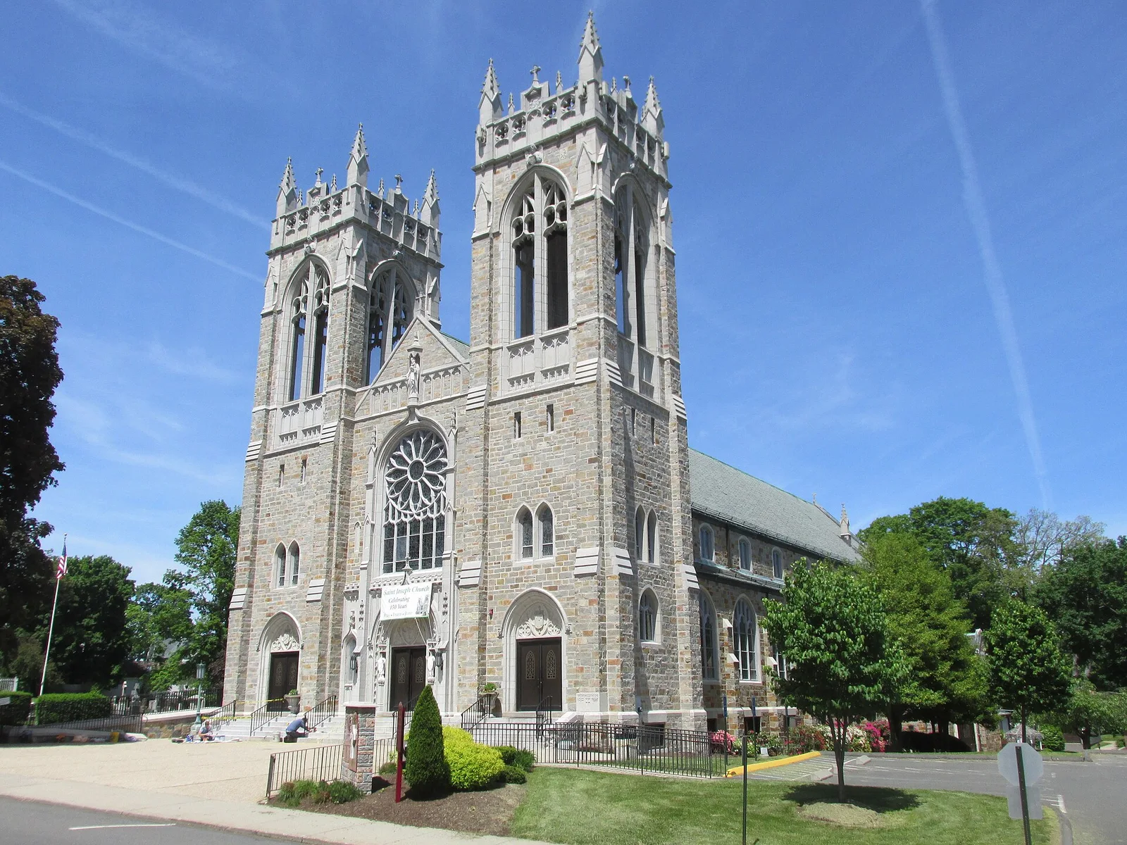 Bristol, Connecticut 当地景观:St Joseph Church, Bristol CT