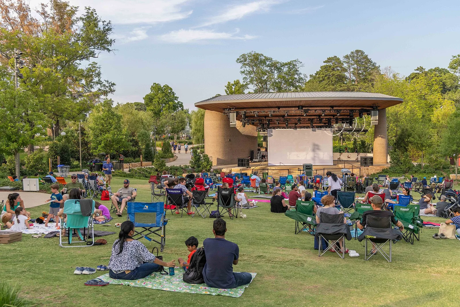 Vista de Cary, North Carolina: Downtown Cary Park