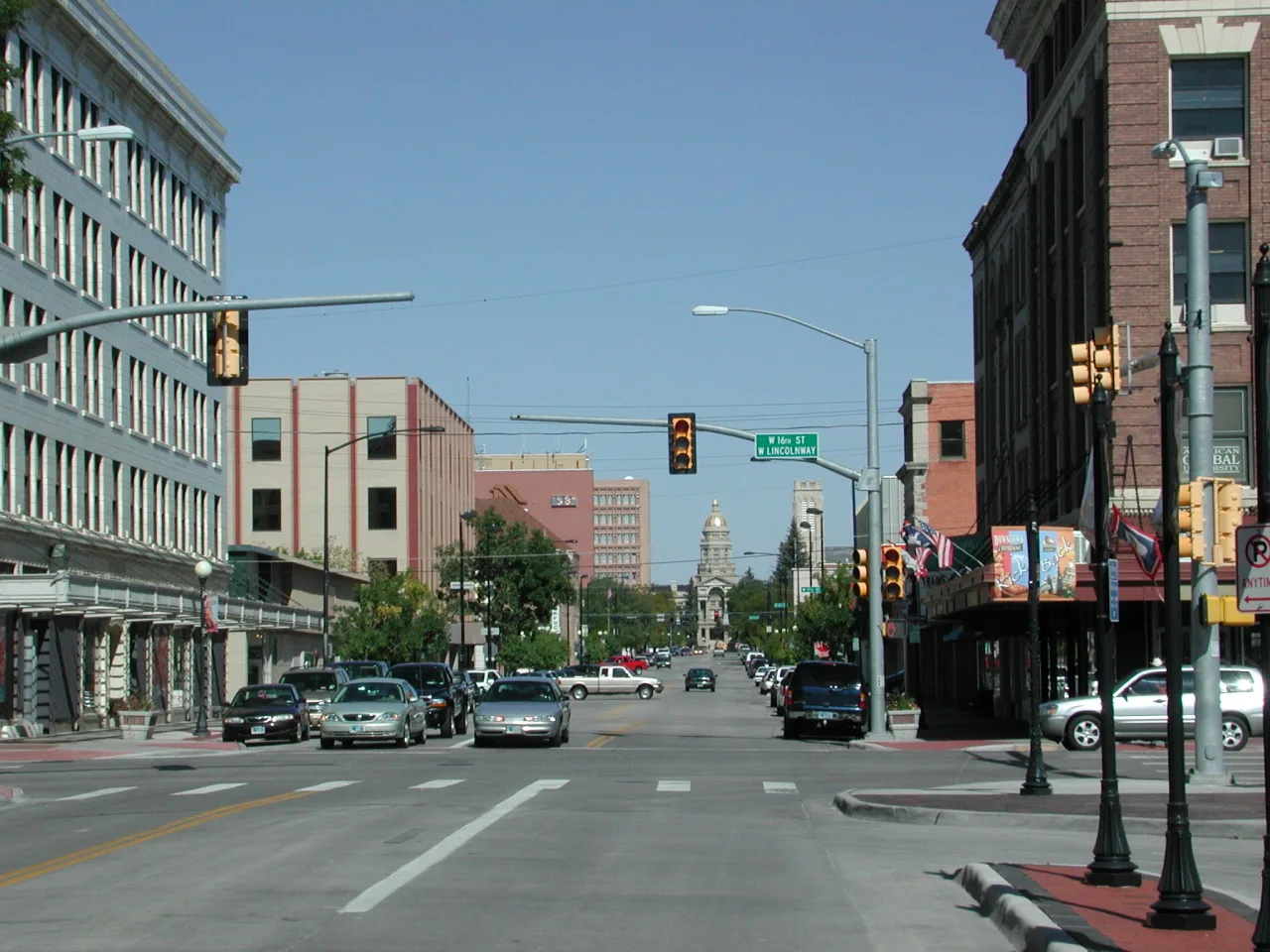 Cheyenne, Wyoming 当地景观:CheyenneWY downtown