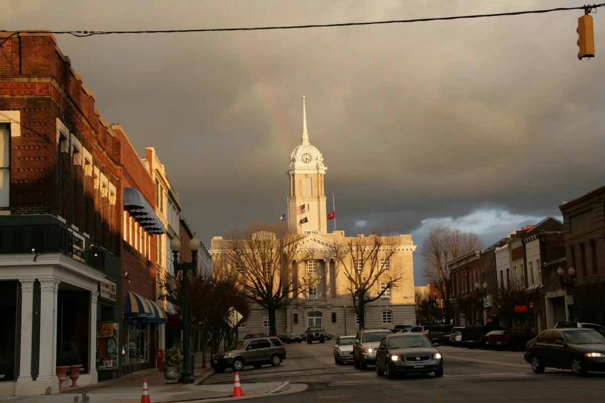 Vista de Columbia, Tennessee: Columbia Tennessee Square