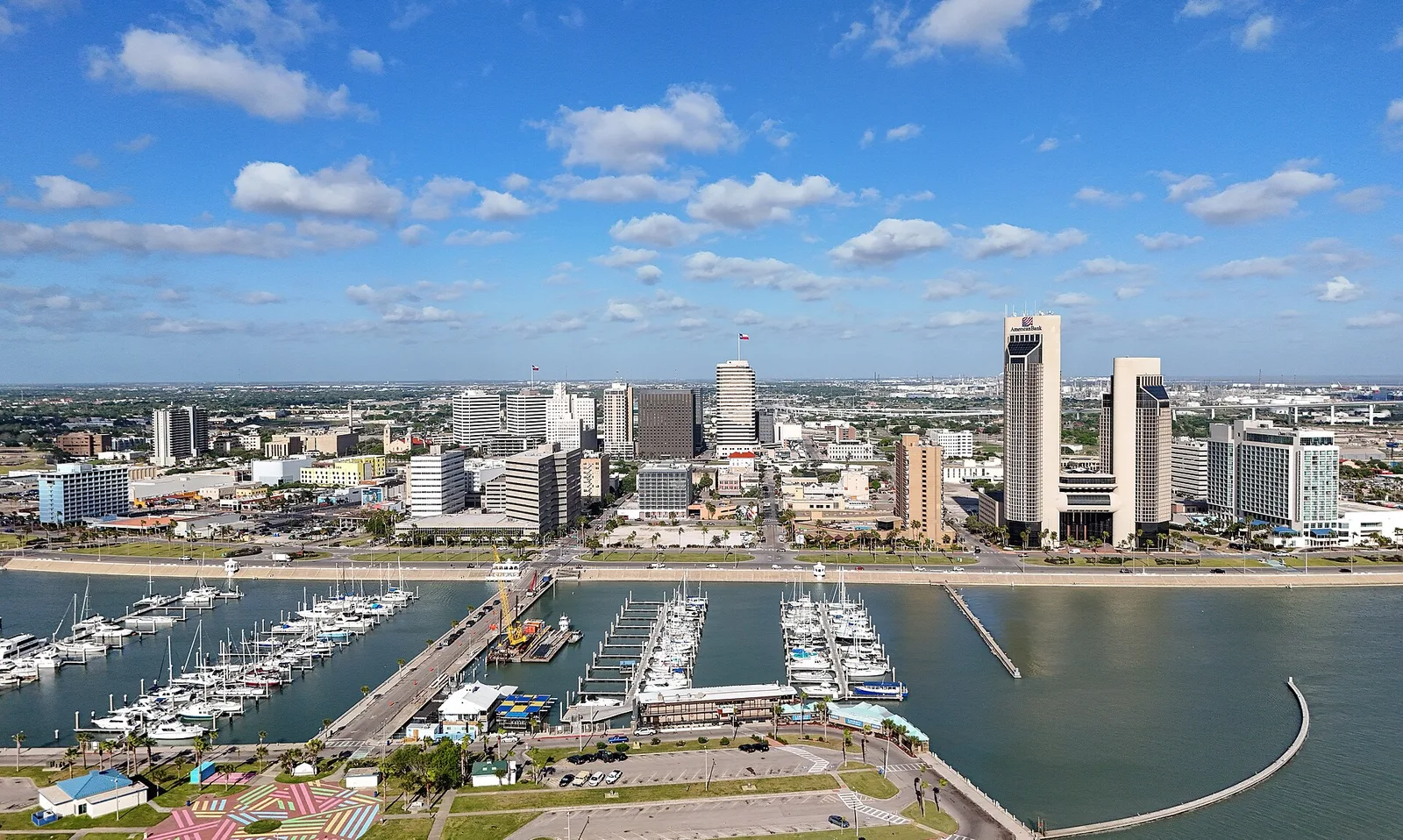 Corpus Christi, Texas 当地景观:Corpus Christi skyline