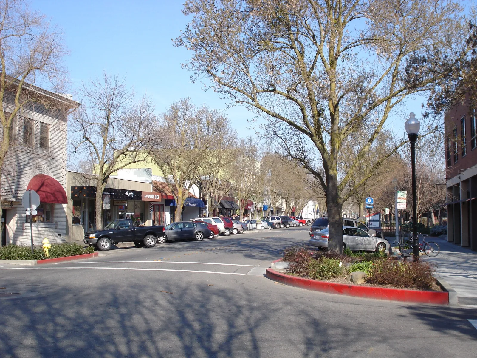Vista de Davis, California: Downtown Davis1 2008