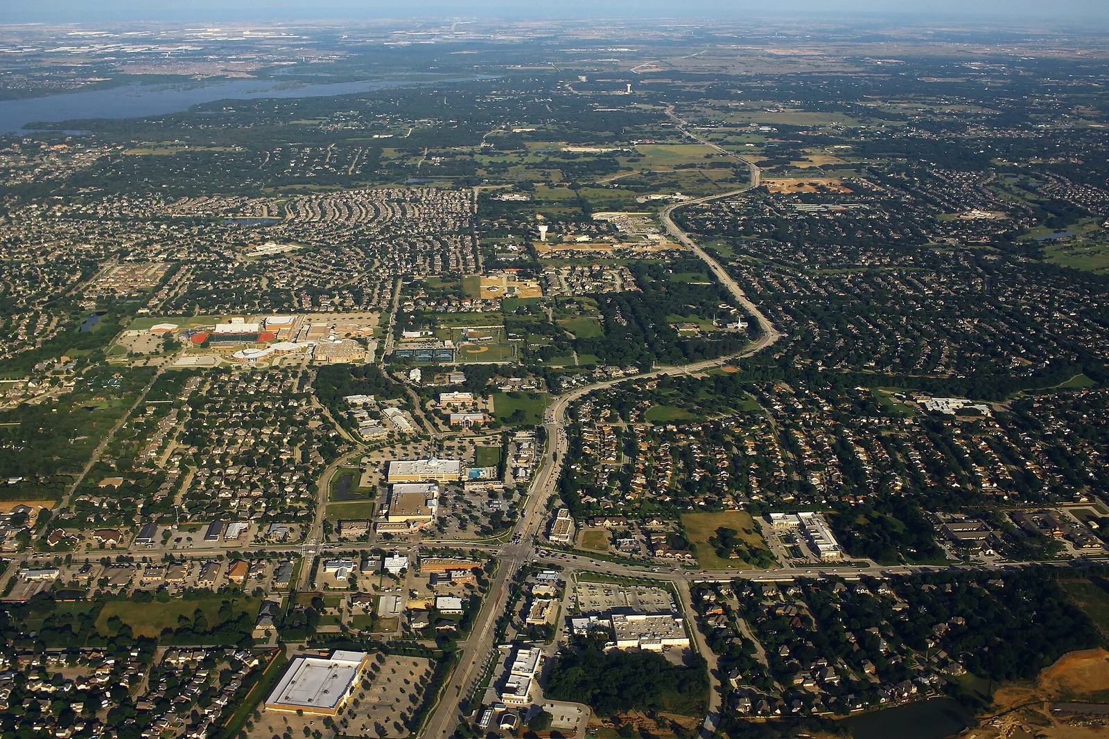 Flower Mound, Texas 当地景观:Flower Mound Texas Aerial (49394951597)