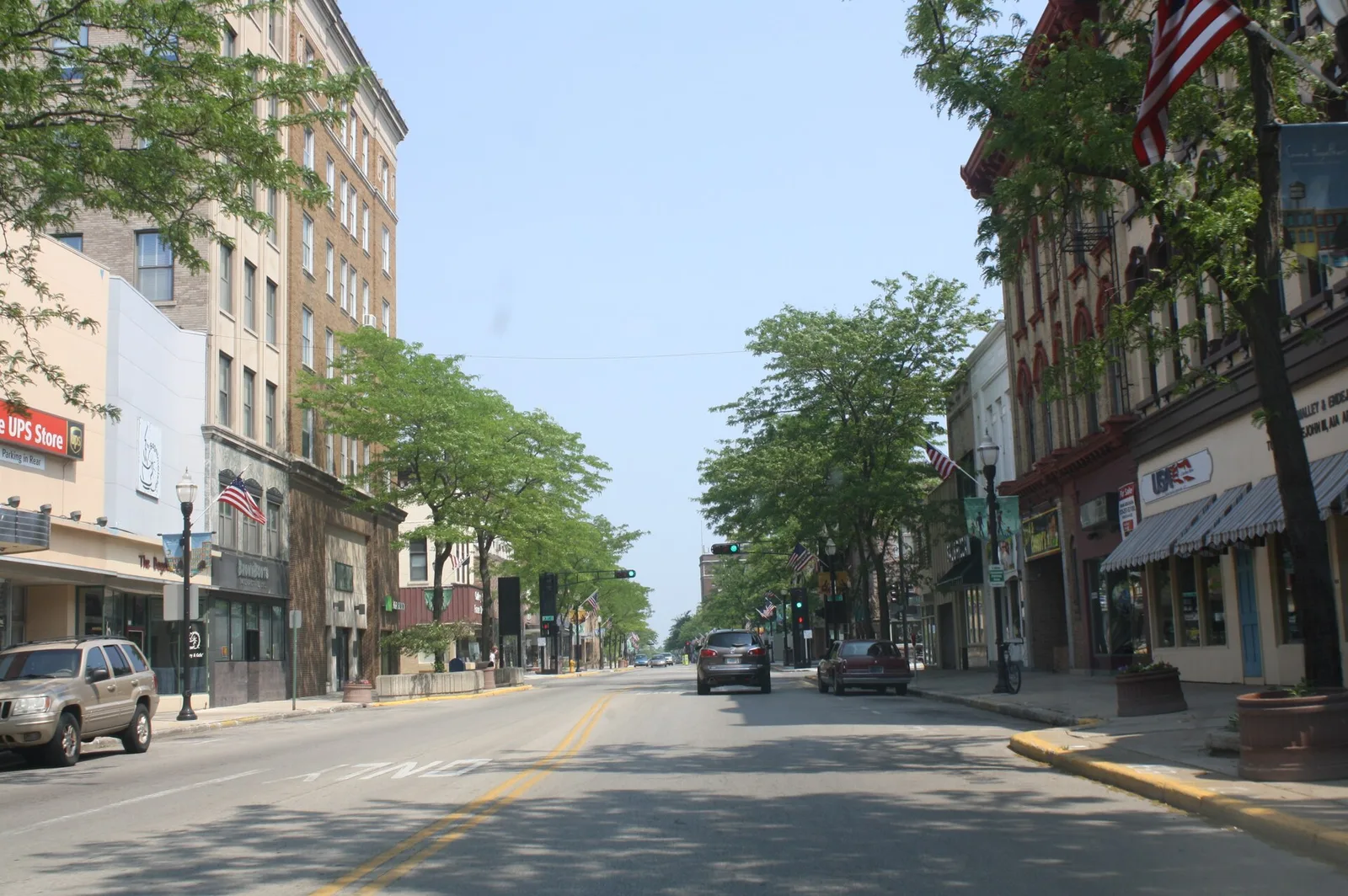 Vista de Fond du Lac, Wisconsin: SouthMainStreetHistoricDistrictFondDuLacWisUS45