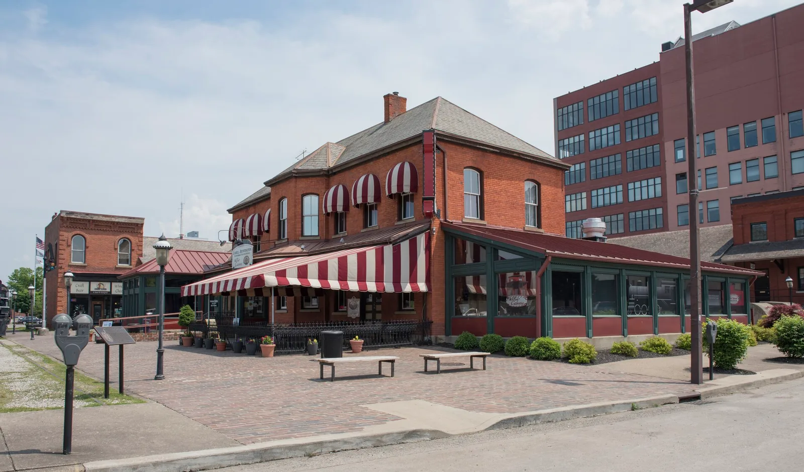 Huntington, West Virginia: The Cabell-Huntington Convention & Visitors Bureau anchors Heritage Station, an old Baltimore & Ohio railroad station in downtown Huntington, West Virginia, that has been converted into LCCN2015631834