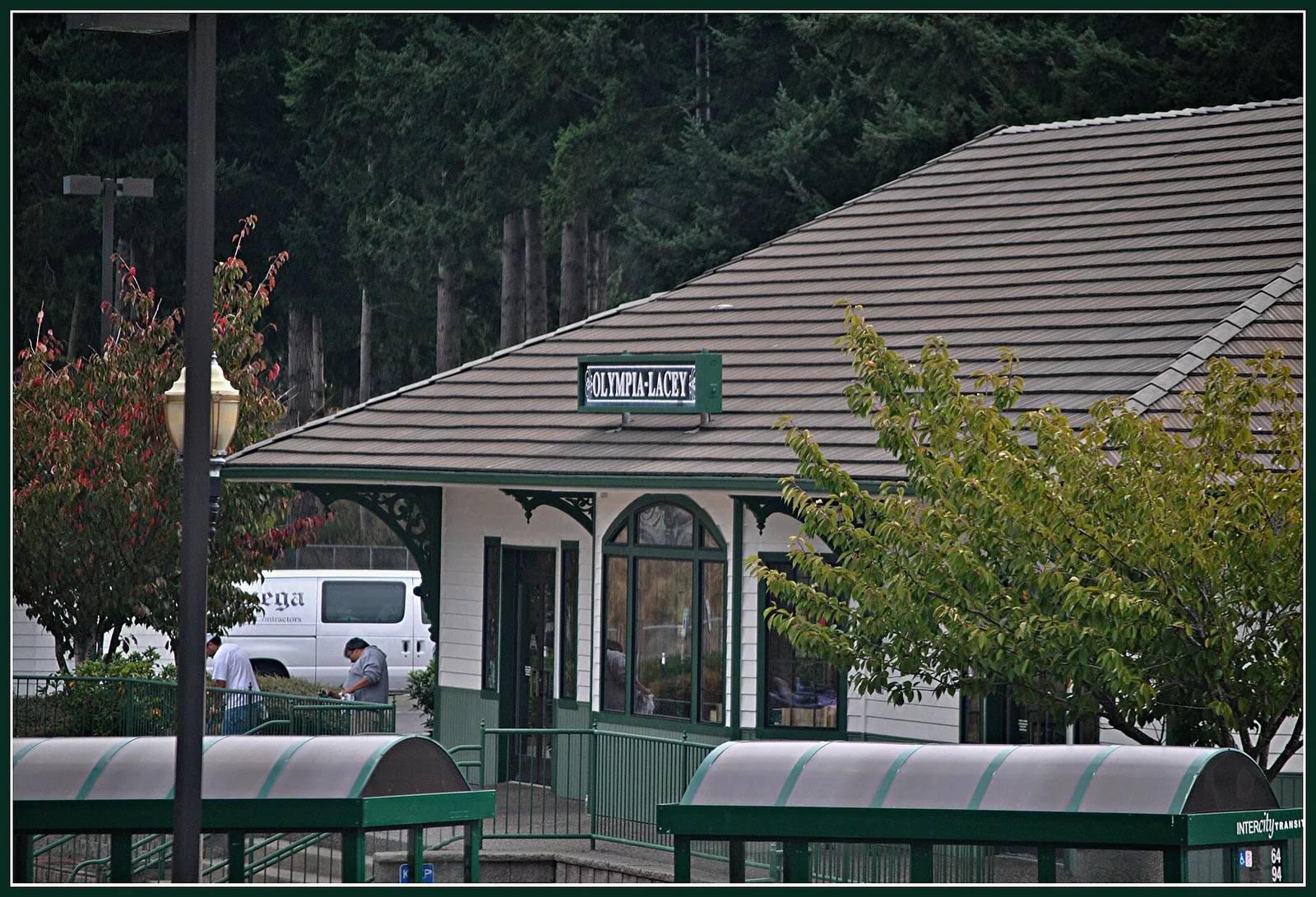 Lacey, Washington 当地景观:Olympia Lacey Centennial Station WA. - panoramio