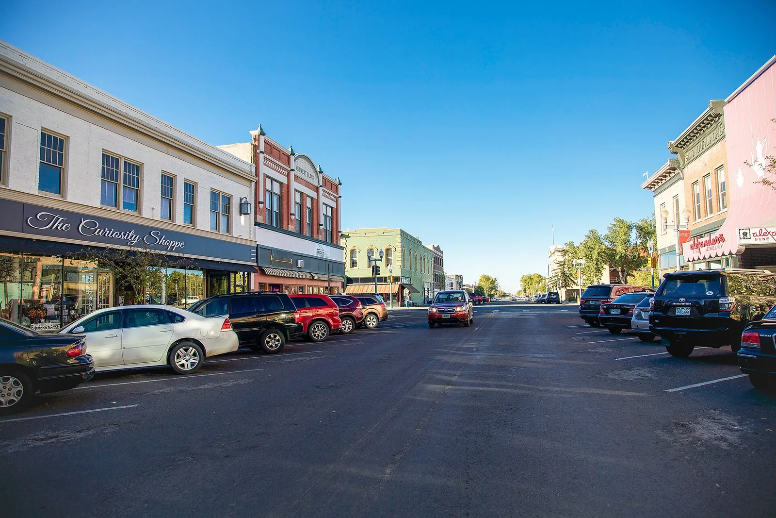 Vista de Laramie, Wyoming: Historicdowntownlaramiewyoming3