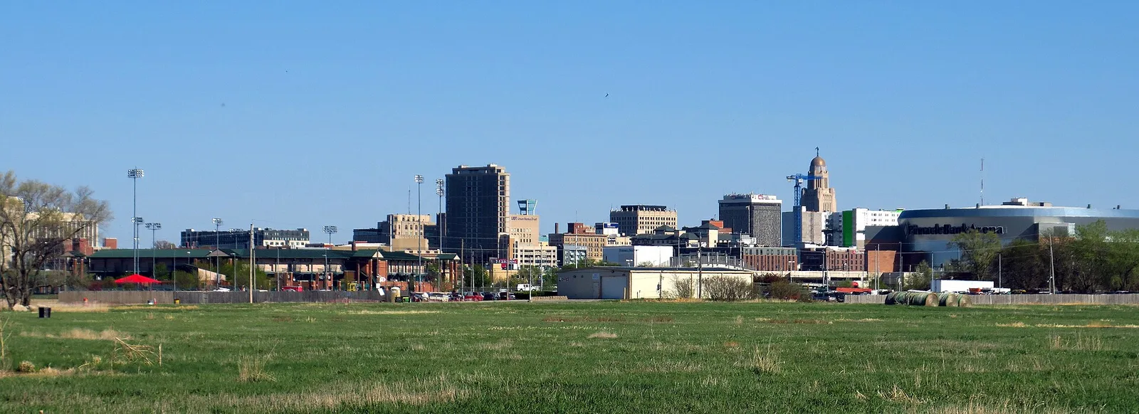 Vista de Lincoln, Nebraska: Skyline of Downtown Lincoln, Nebraska, USA (2023)