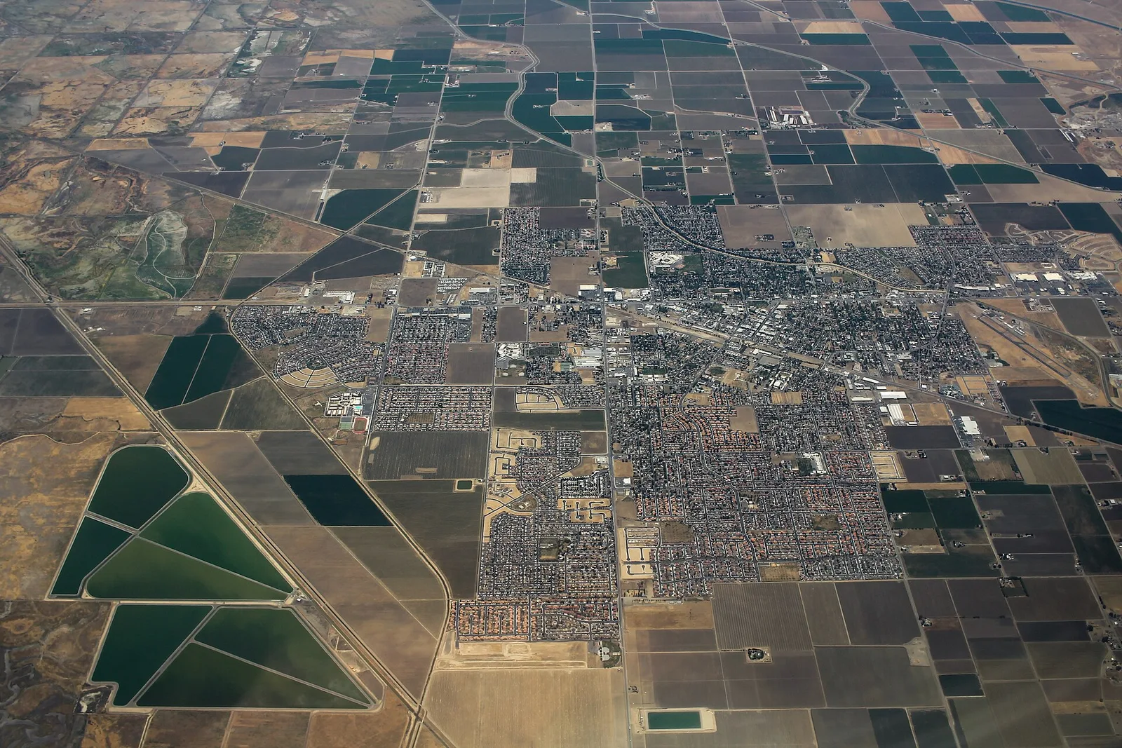 Vista de Los Banos, California: Los Banos, California - Aerial (49394863191)