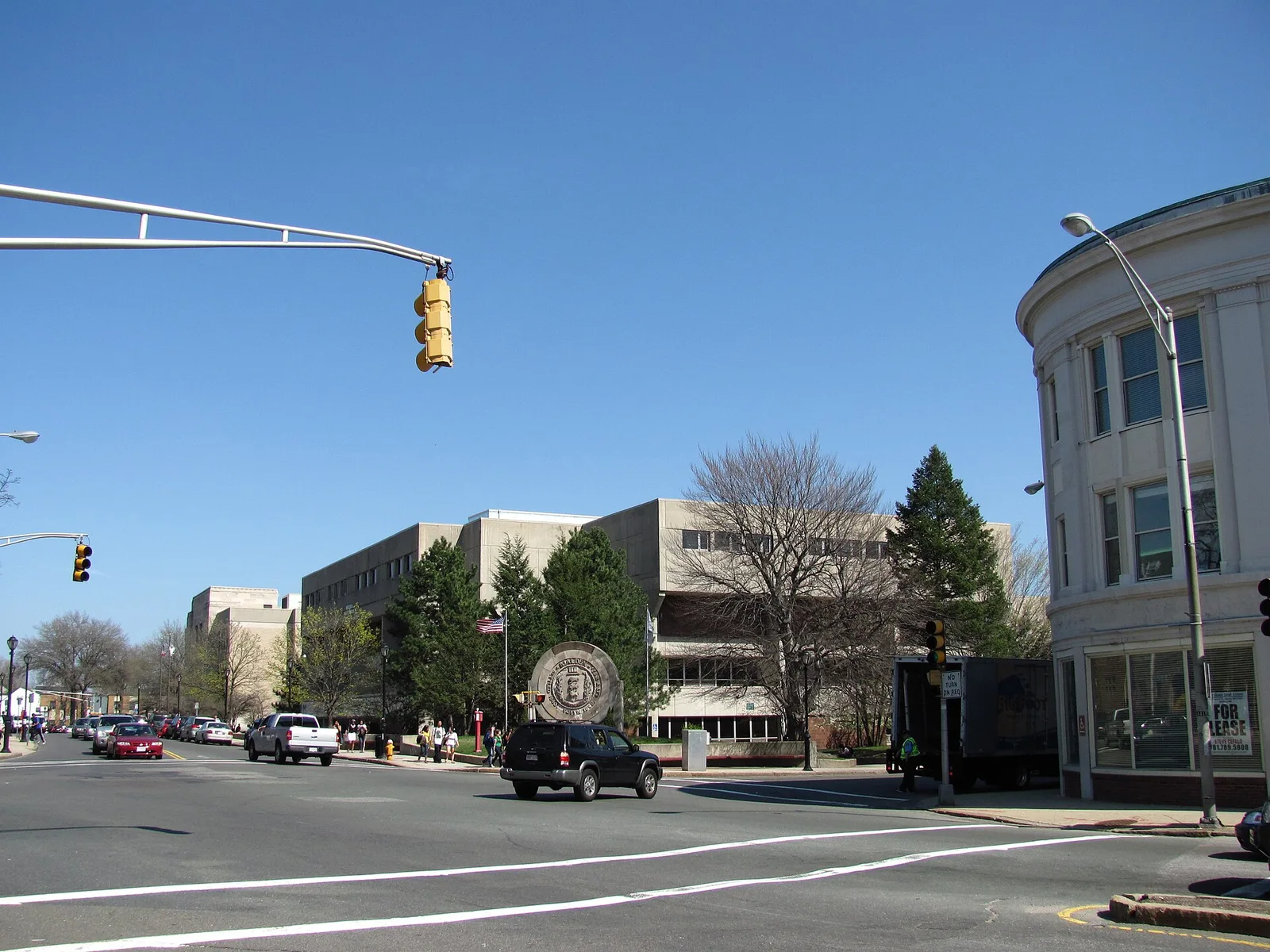 Malden, Massachusetts 当地景观:Malden High School, MA