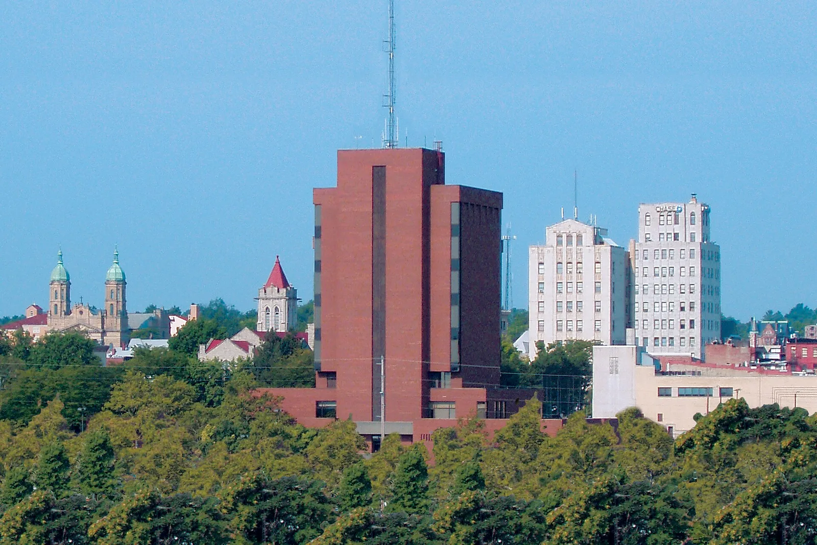 Mansfield, Ohio 当地景观:Mansfield skyline