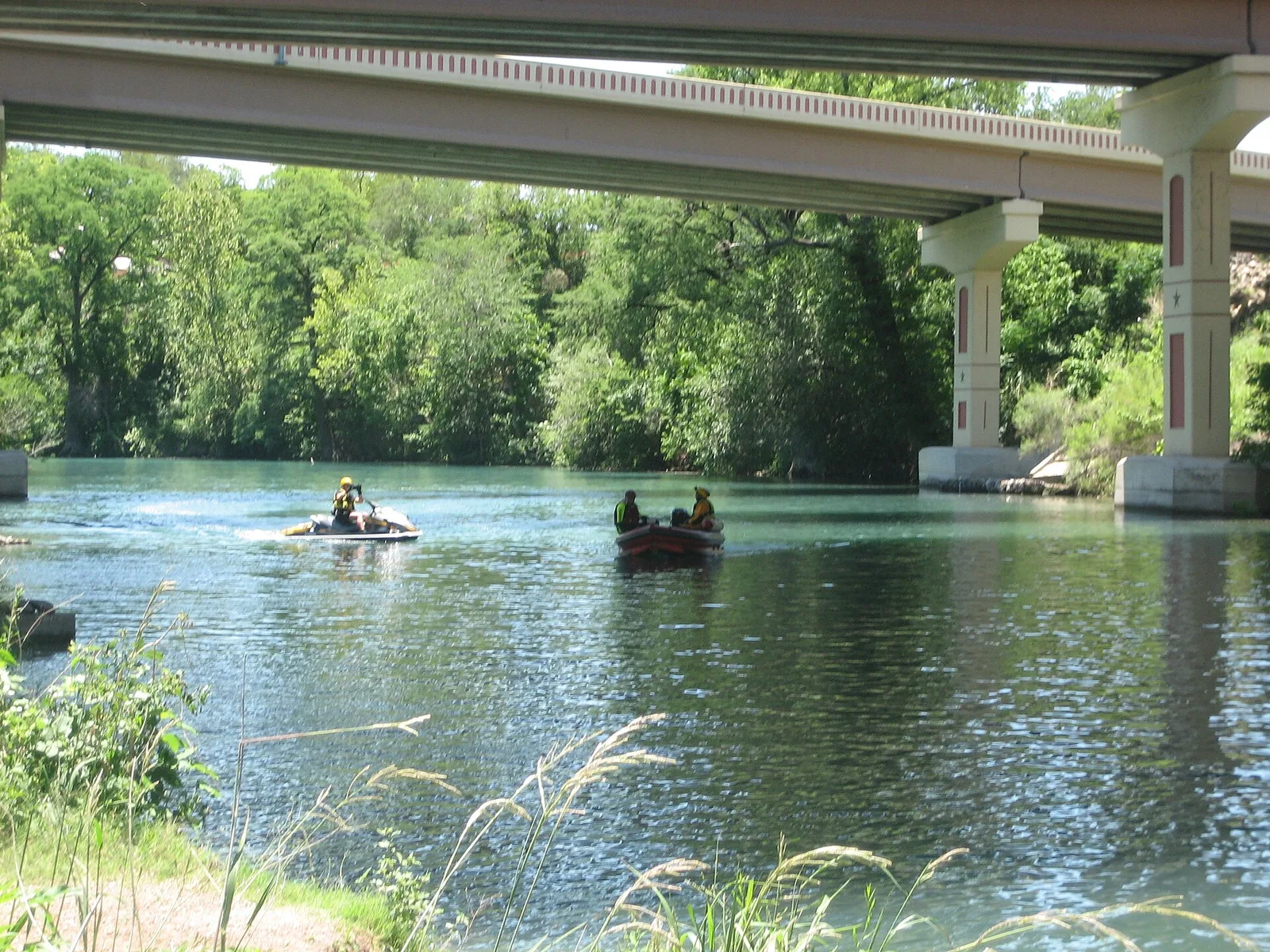 New Braunfels, Texas 当地景观:Guadalupe River in New Braunfels, TX IMG 0499
