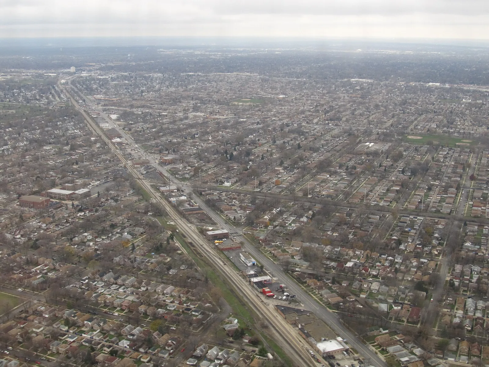 Vista de Oak Lawn, Illinois: Columbus Avenue, Oak Lawn, Illinois (11004366773)
