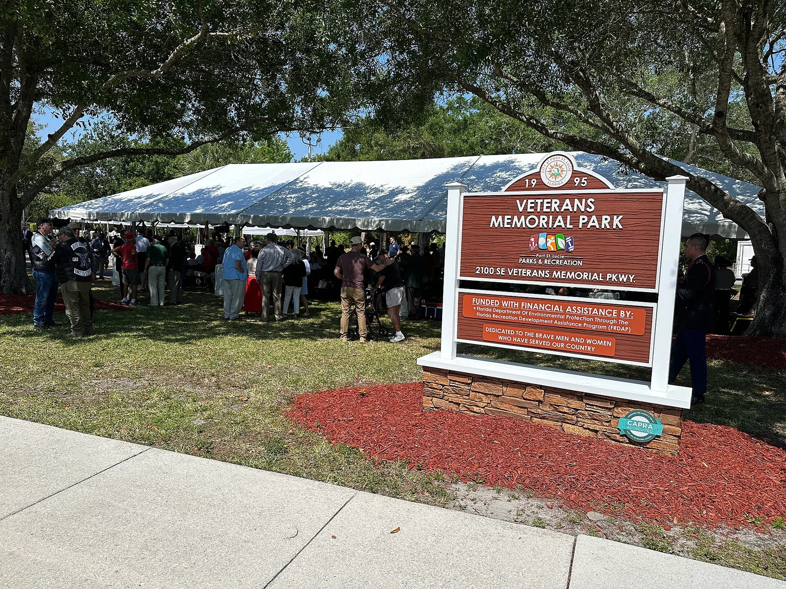 Port St. Lucie, Florida: Veterans Memorial Park (Port St. Lucie, Florida) P001