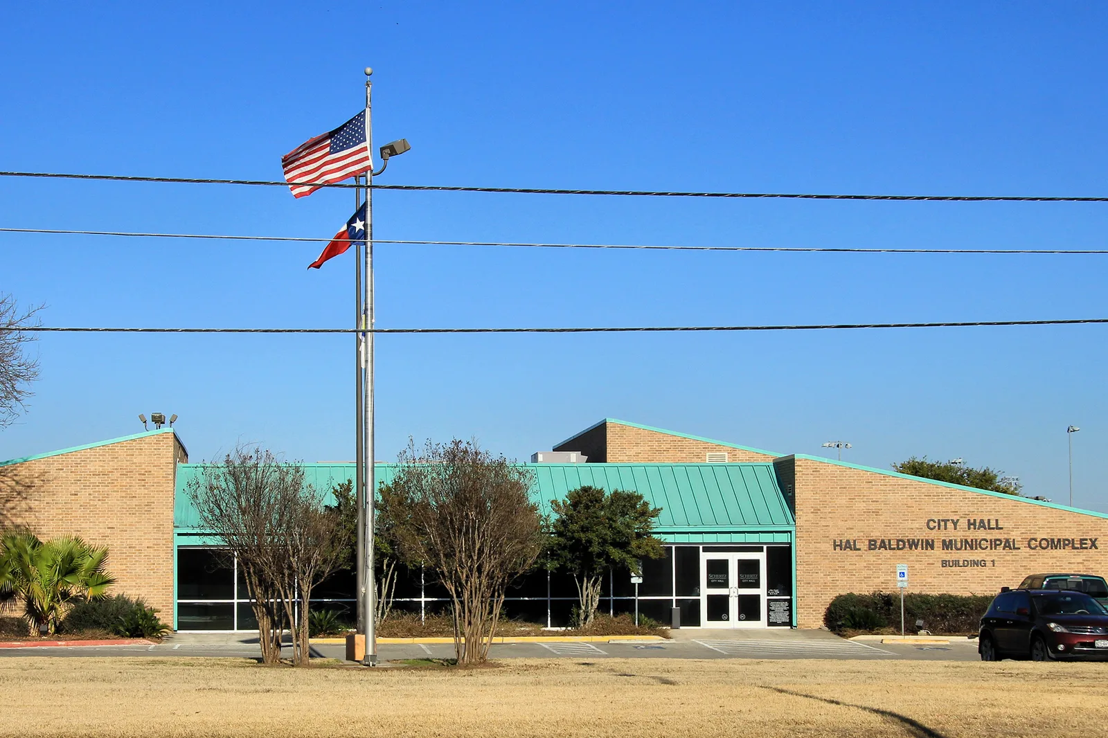 Schertz, Texas 当地景观:Schertz texas city hall 2014