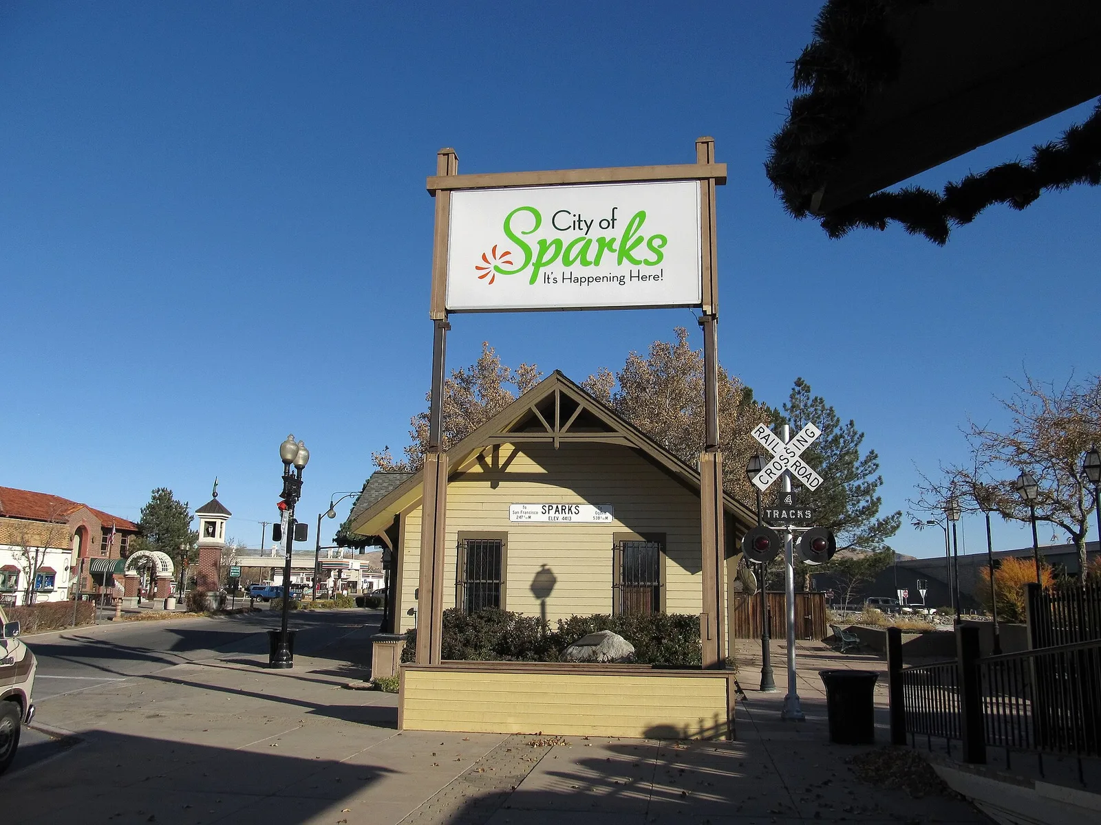 Sparks, Nevada 当地景观:Victorian Square, Sparks, Nevada