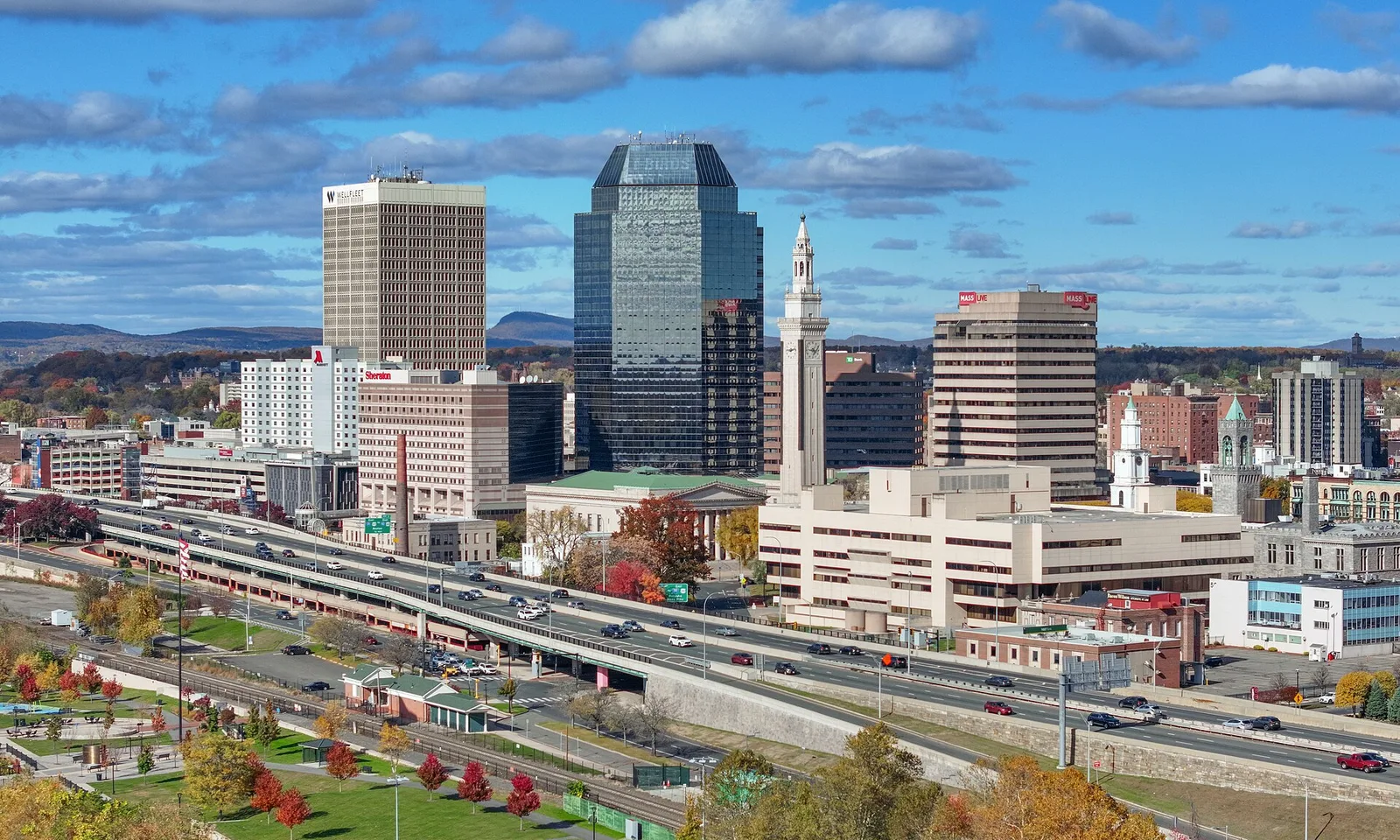 Vista de Springfield, Massachusetts: Springfield, MA