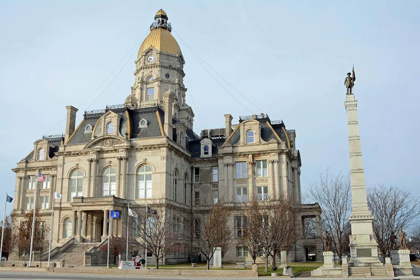 Vista de Terre Haute, Indiana: Vigo County Courthouse, Terre Haute, IN, US (15)