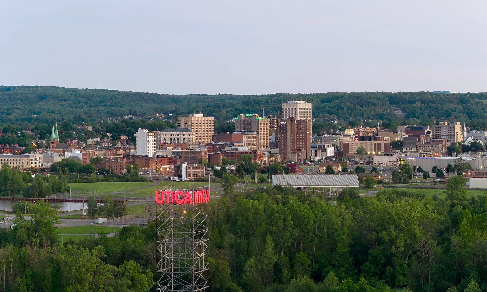 Vista de Utica, New York: Utica, New York