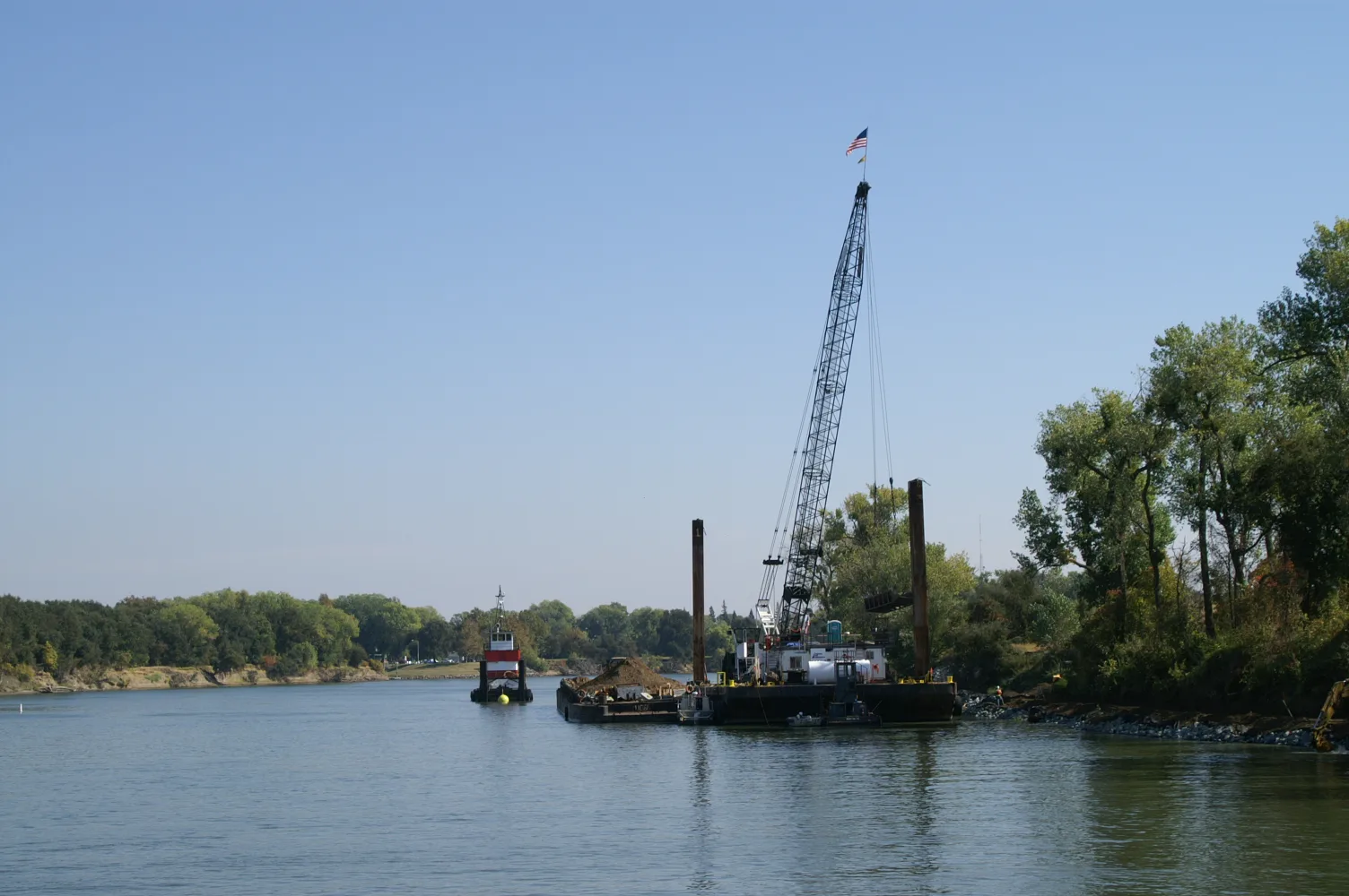 West Sacramento, California: West Sacramento, CA, Riverbank Stabilization, 2006 - panoramio (1)